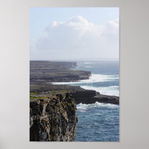 Cliffs of Inishmore - South View Poster