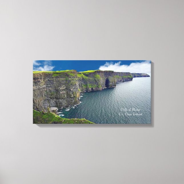Cliffs of Moher Co. Clare Canvas Print (Front)
