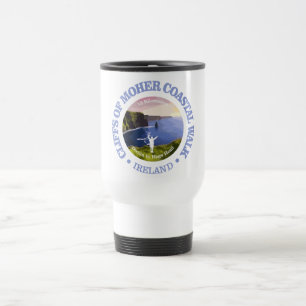 Cliffs of Moher Coastal Walk (rd) Travel Mug