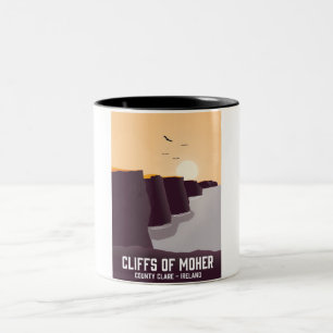 Cliffs of Moher County Clare, Ireland. Two-Tone Coffee Mug