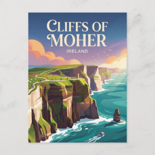 Cliffs of Moher Ireland Postcard