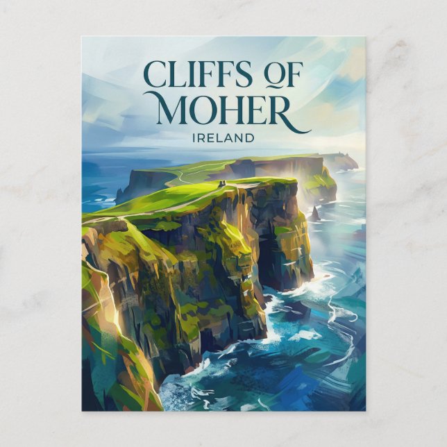 Cliffs of Moher Ireland Postcard (Front)