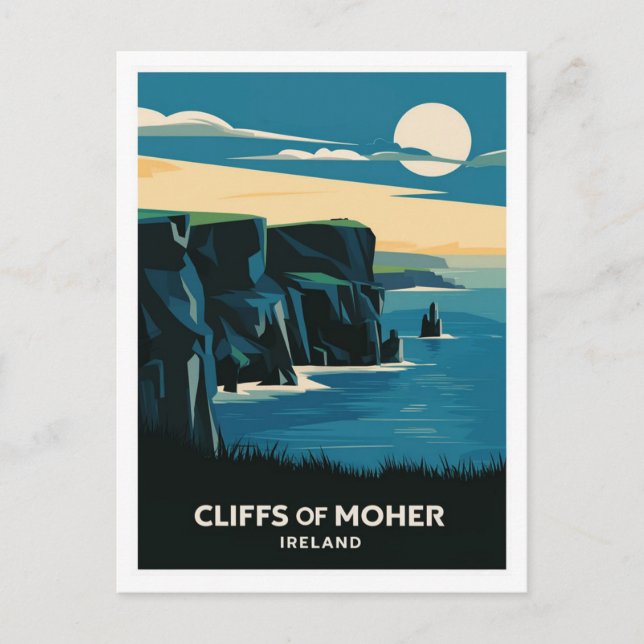 Cliffs of Moher, Ireland  Postcard (Front)