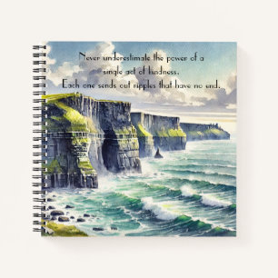 Cliffs of Moher, Ireland & Quote Notebook