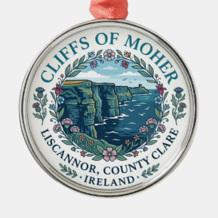 Cliffs of Moher, Liscannor, County Clare, Ireland Metal Tree Decoration