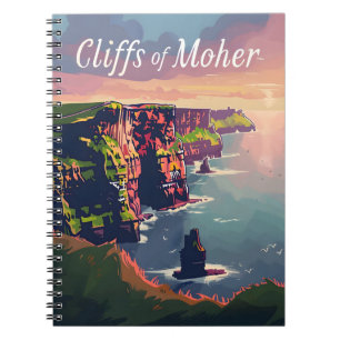 Cliffs of Moher sunset Notebook