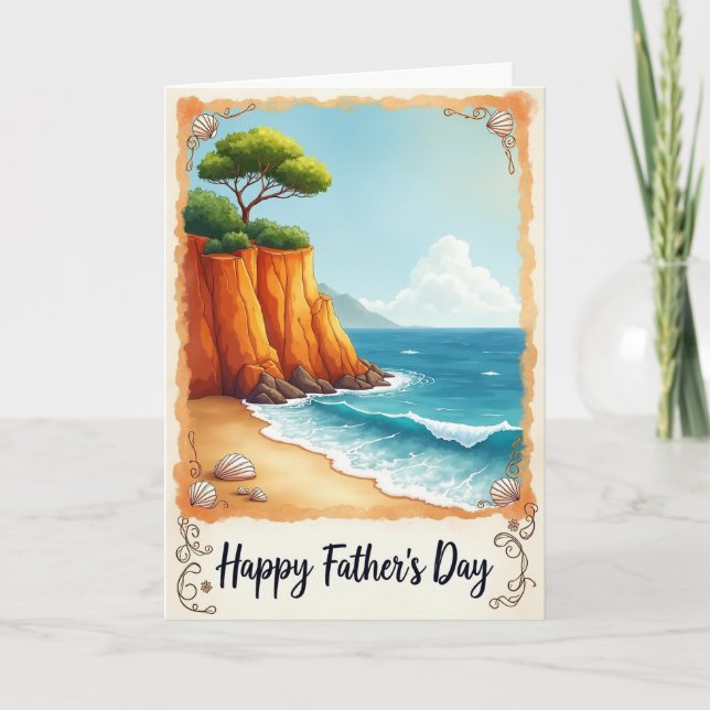 Cliffside Fathers Day View Card (Front)