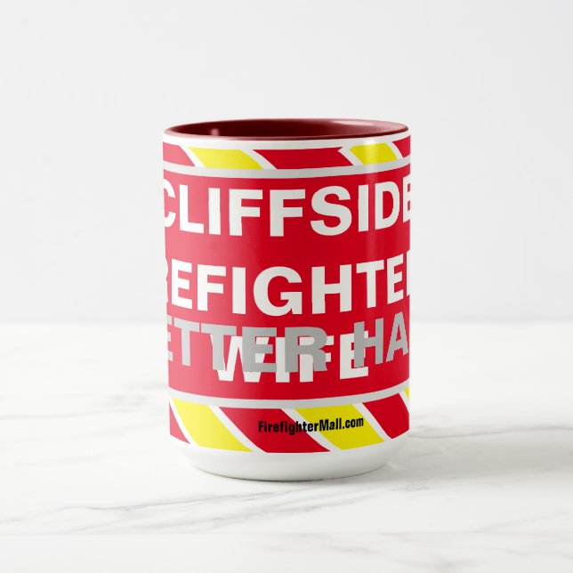 CLIFFSIDE FIREFIGHTER'S BETTER HALF WIFE MUG (Center)