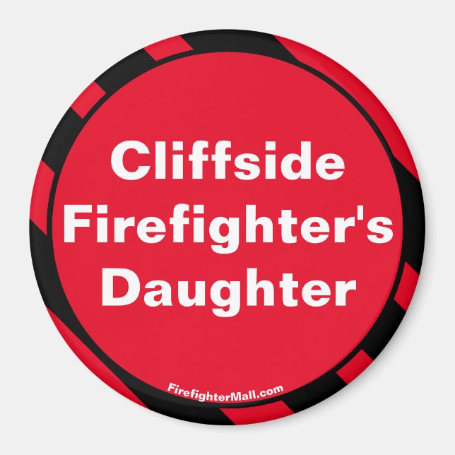 Cliffside Firefighter's Daughter magnet (Front)
