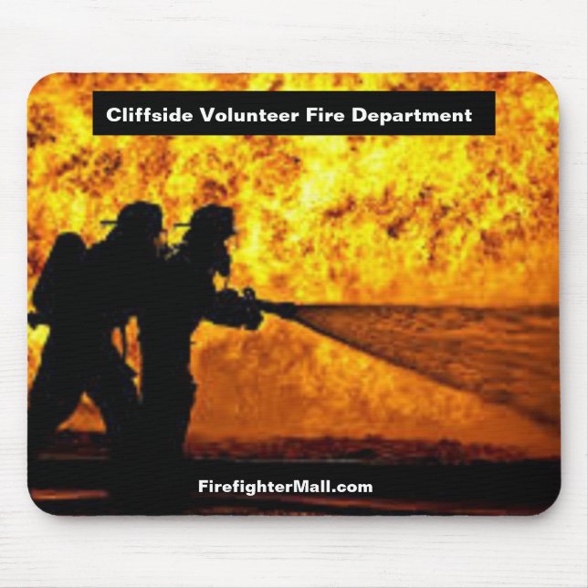 Cliffside Volunteer Fire Department Mousepad (Front)