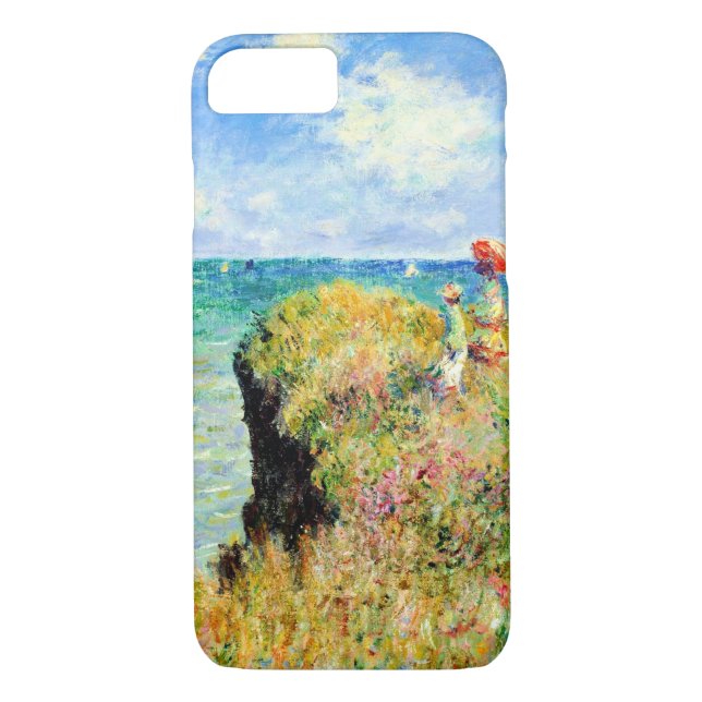 Clifftop Walk at Pourville by Claude Monet Case-Mate iPhone Case (Back)