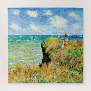 Clifftop Walk at Pourville by Claude Monet Jigsaw Puzzle