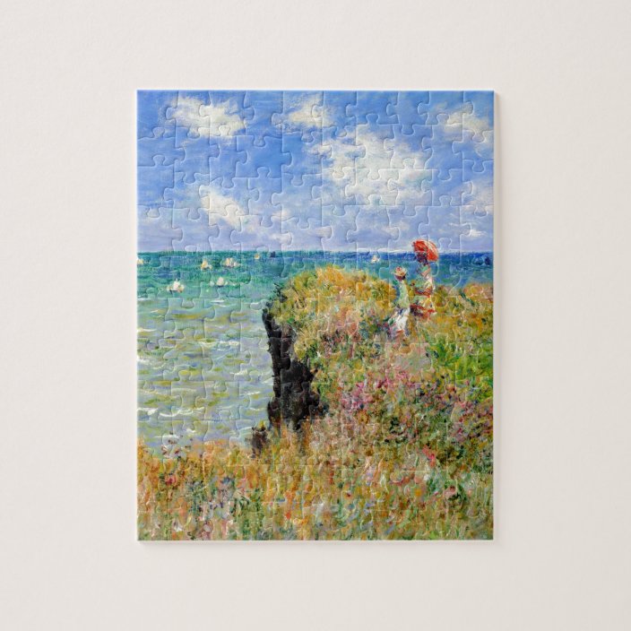 Clifftop Walk at Pourville - Claude Monet Jigsaw Puzzle ...