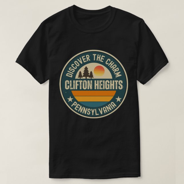 Clifton Heights, Pennsylvania T-Shirt (Design Front)