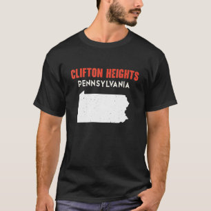 Clifton Heights Pennsylvania USA State America Tra T-Shirt
