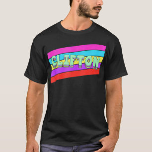 Clifton New Jersey Vintage Retro Throwback Gift  T-Shirt
