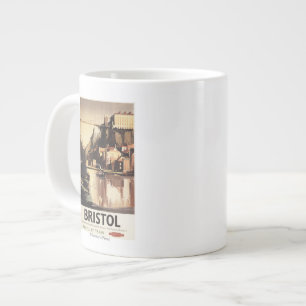 Clifton Suspension Bridge and Boats Large Coffee Mug
