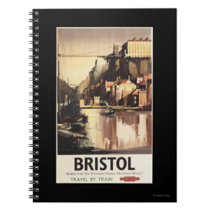 Clifton Suspension Bridge and Boats Notebook