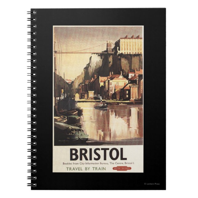 Clifton Suspension Bridge and Boats Notebook (Front)