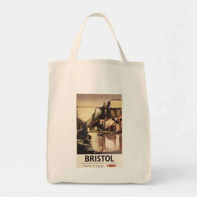 Clifton Suspension Bridge and Boats Tote Bag (Front)