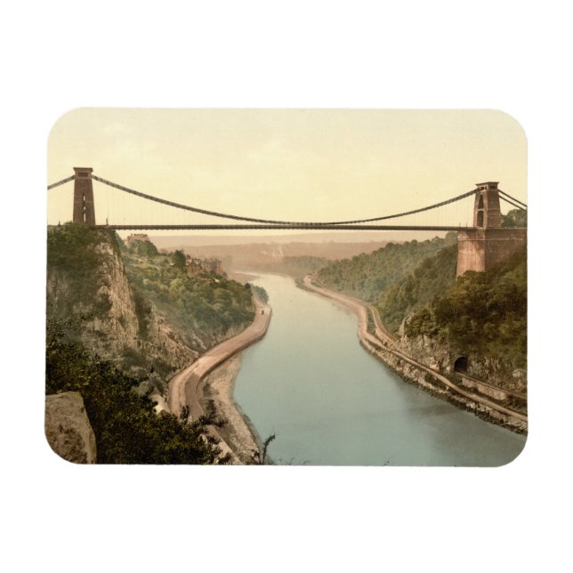 Clifton Suspension Bridge II, Bristol, England Magnet (Horizontal)