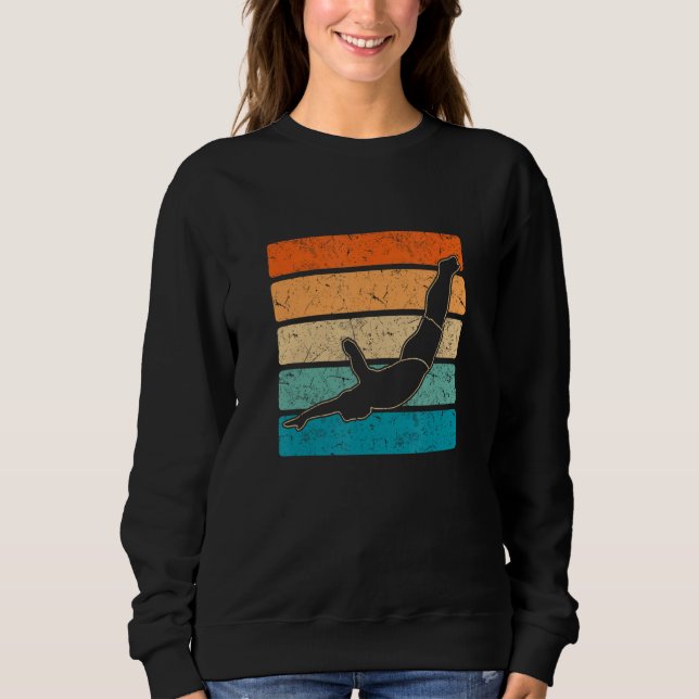 Clim jumping clip jumper sweatshirt (Front)