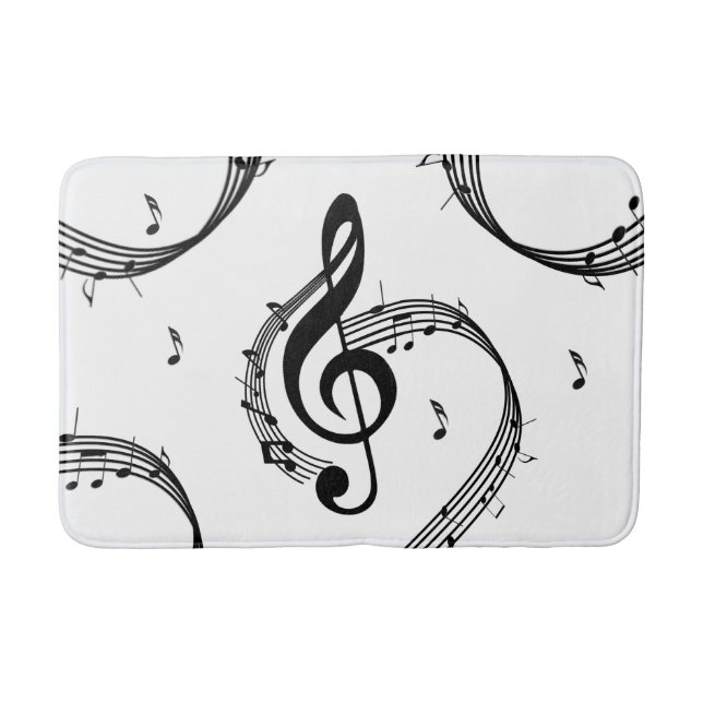 Climactic G Clef Bath Mat (Front)