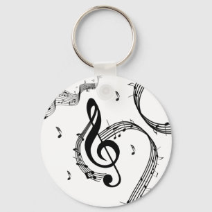Climactic G Clef Key Ring