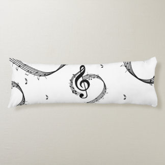 Climactic G Clef Music Body Cushion
