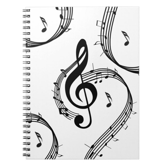 Climactic G Clef Music Notebook (Front)