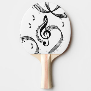 Climactic G Clef Music Ping Pong Paddle