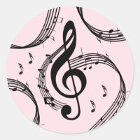 Climactic G Clef Music Pink