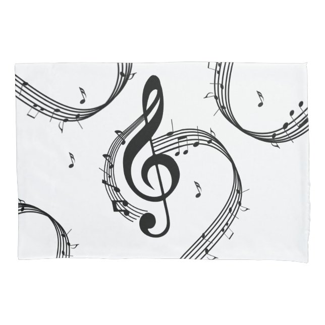 Climactic G Clef Pillowcase (Front)