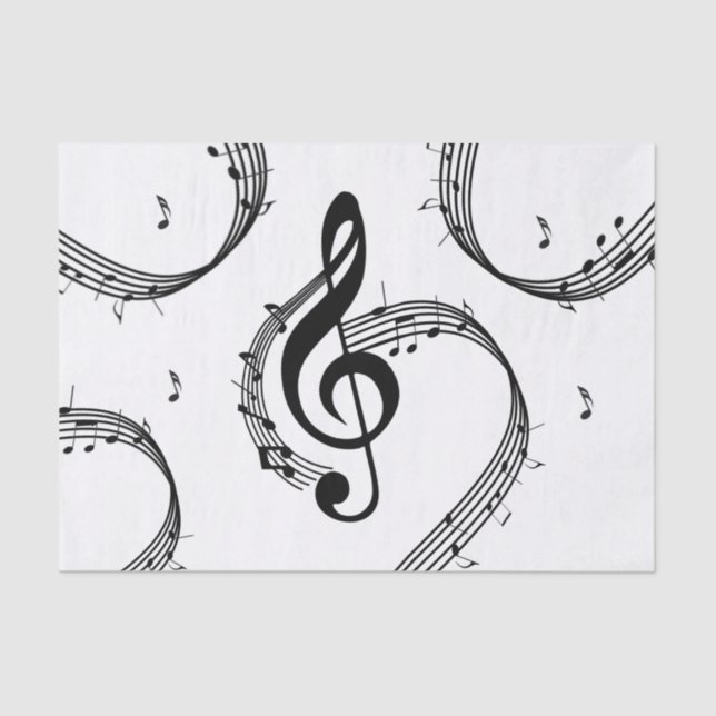 Climactic G Clef Tissue Paper (Front)