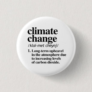 Climate Change 3 Cm Round Badge