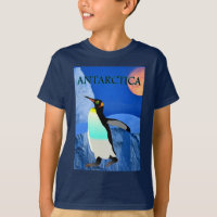 Climate Change Antarctic Glacier Ice Penguin Moon 