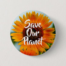 Climate Change Awareness Button