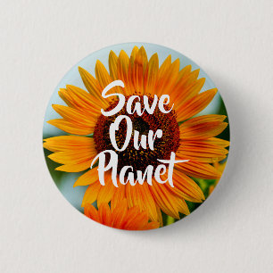Climate Change Awareness Button