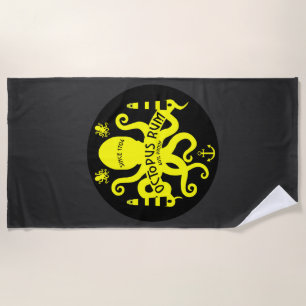 Climate Change Carbon Pollution Action T-Shirt Beach Towel