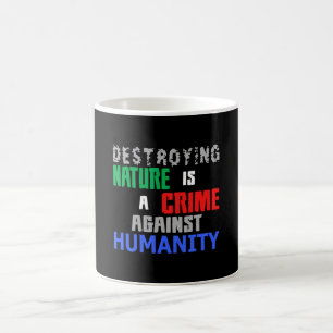 Climate Change Earth Future Planet CO2 Gift Idea Coffee Mug