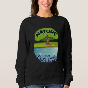 Climate Change Future Planet Earth CO2 Gift Idea Sweatshirt