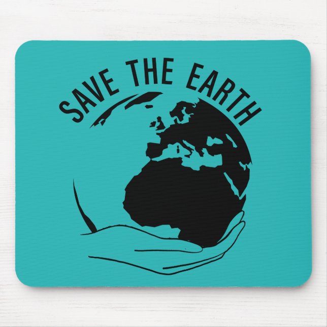 climate change is real mouse mat (Front)