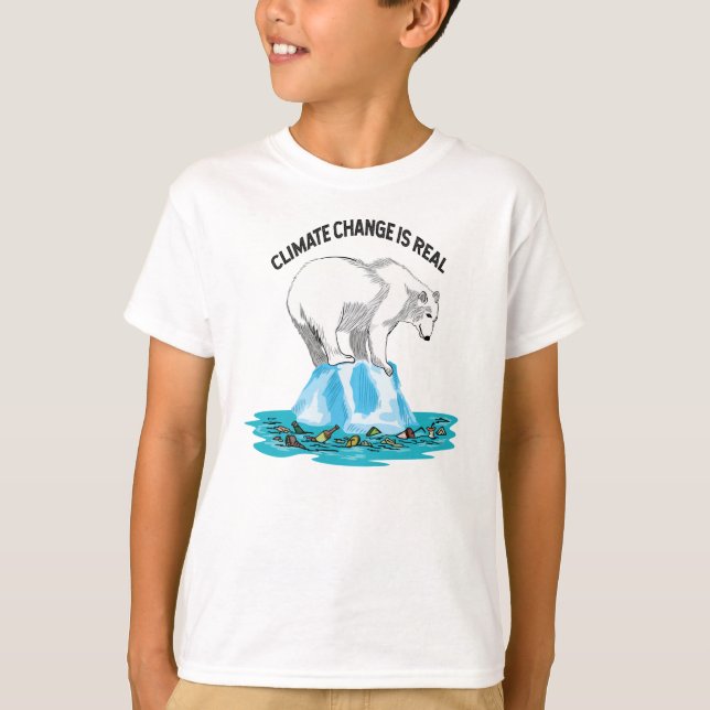 Climate Change is Real T-Shirt (Front)