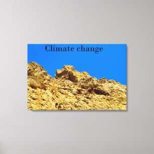 Climate Change look after the environment Canvas Print