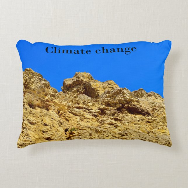 Climate Change look after the environment  Decorative Cushion (Front)