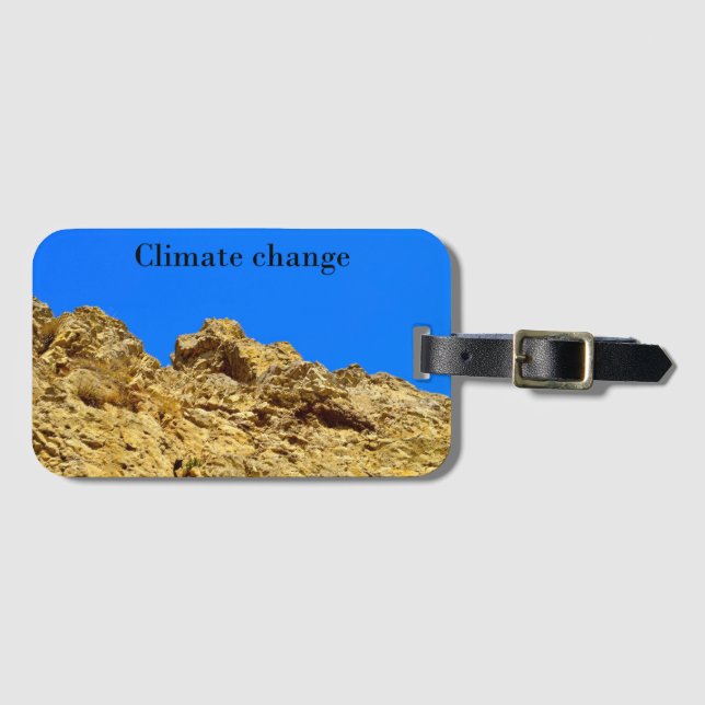 Climate Change look after the environment  Luggage Tag (Front Horizontal)