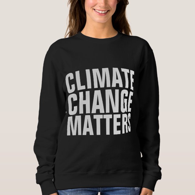 CLIMATE CHANGE MATTERS T-SHIRTS (Front)