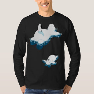 Climate Change Polar Bear And Penguin T-Shirt