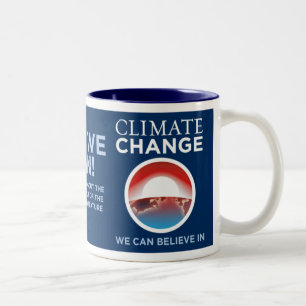 Climate Change - Yes We Can Obama Parody Mug
