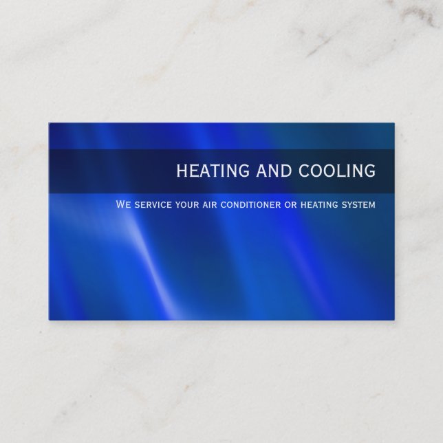 Climate Control Business Cards (Front)